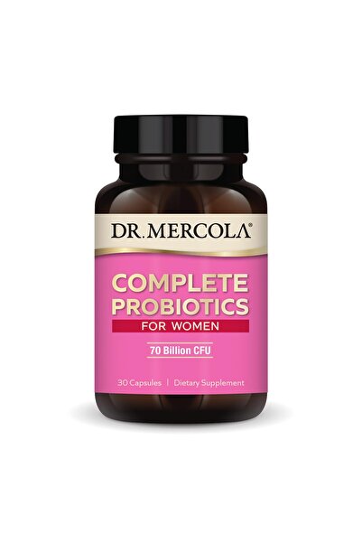 Dr Mercola Probiotics for Women 70B CFU, 30 Caps, Digestive Health, Non-GMO