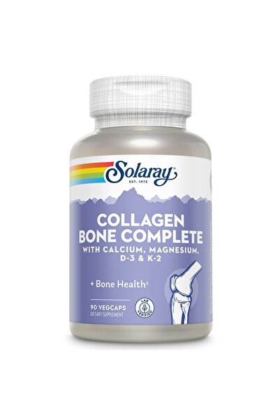 Solaray Collagen Bone Complete | Bone Matrix Formula with Plant Calcium & Mag...