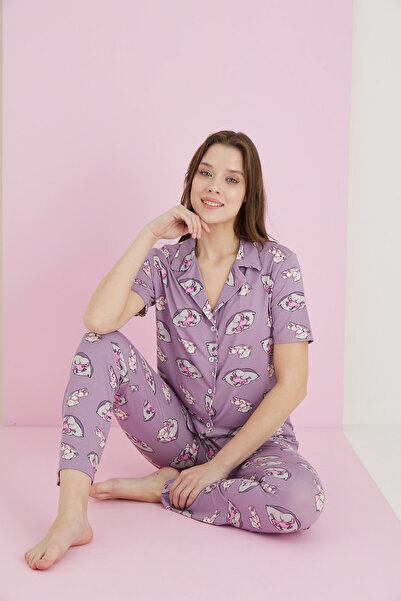 ELİTOL БАМБУКОВ КОМПЛЕКТ ПИЖАМИ С КОПЧЕТА