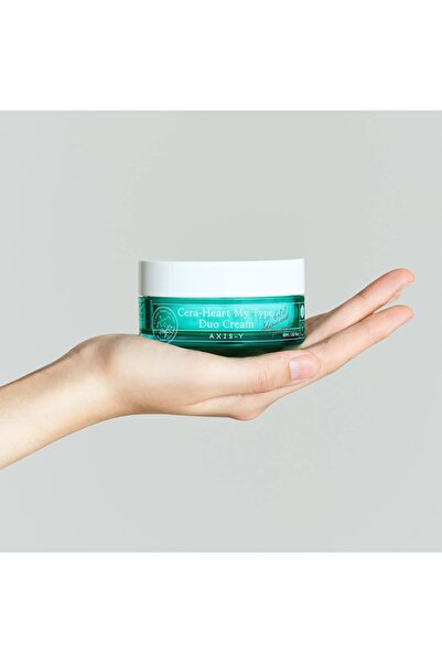 AXIS-Y Cera-Heart My Type Duo Cream 60ml | Dual Moisturizing Cream for T & U Zones | Heartleaf & Ceramide