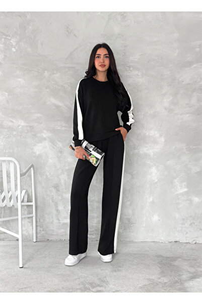 Velista Γυναικείο Σετ Φόρμας Modal με Πλαϊνές Ρίγες