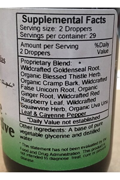 Christopher's Original Formulas Dr. Christopher Female Reproductive, 2 Ounce