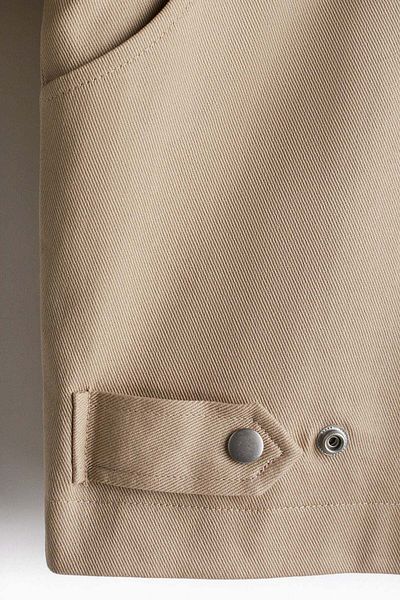 H&M Coated-collar twill jacket