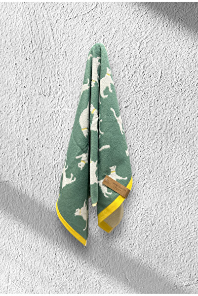 Madame Coco Chatte 100% бавовняна нитка, фарбована рушник для обличчя