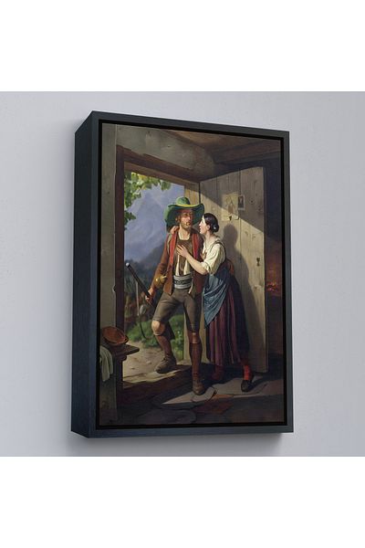 Harita Sepeti Carl Friedrich Moritz Müller Dresden în cadru de aur 1807-1865 Munchen, pictură de Andreas Hofer Ved