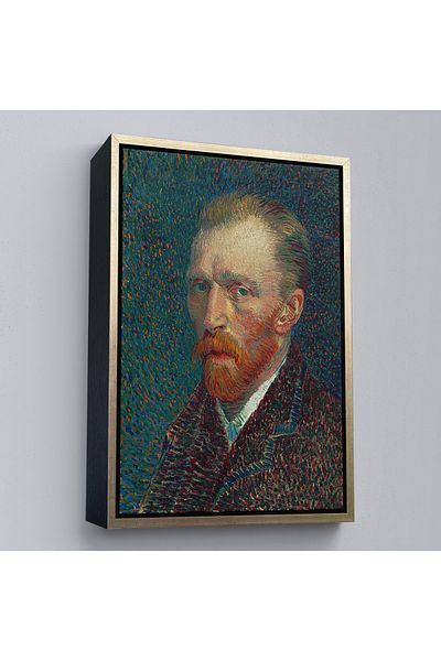 Harita Sepeti Портрет на Винсент ван Гог от 1887 г. в кафява рамка, платно