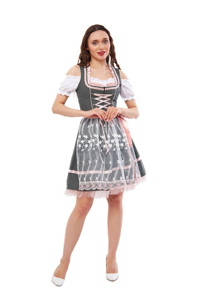 mbderoos Exquisite Dirndl "Amanda'' Spotted / authentic cultural quality clot...