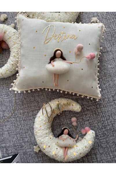 Tasarım Bebek kapı süsü takı yastığı set