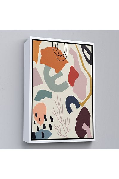 Harita Sepeti Diagrama culorilor abstracte cu cadru alb