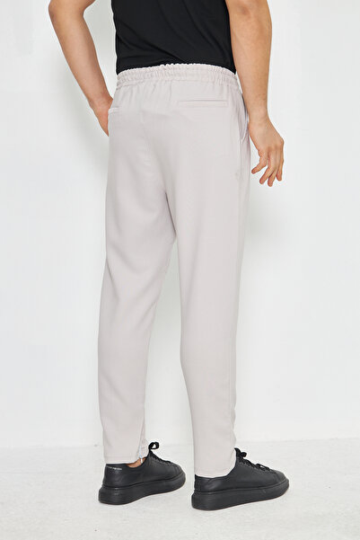 ZİNOX Men's Slim Fit Jogger with Side Pockets, Elastic Laces, Zippered Legs