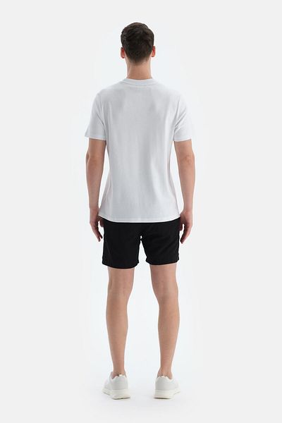 Dagi Schwarze Shorts mit elastischem Bund
