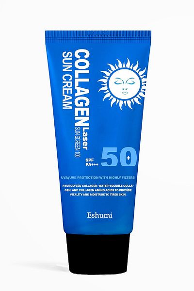 ESHUMİ KOREAN PRODUCT Collagen laser sunscreen 100 - sun cream (SPF50+ PA+++) UVA/UVB - 70ml