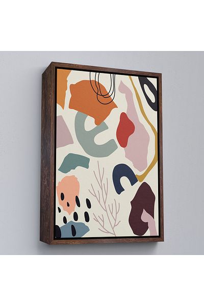 Harita Sepeti Diagrama culorilor abstracte cu cadru alb