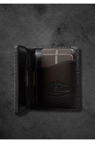 Safir Leather Babil Special Μαύρο Δερμάτινο Πορτοφόλι