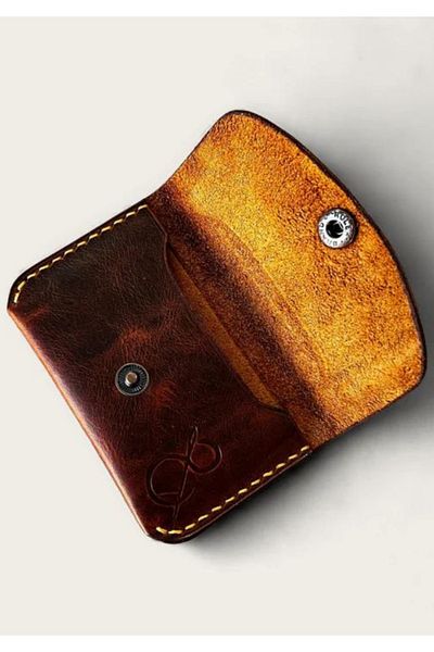 Safir Leather Ιταλική θήκη για κάρτες Frisco Minimal Leather