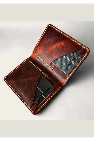 Safir Leather Ιταλικό Δερμάτινο Πορτοφόλι Viking - Frisco