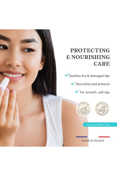 Embryolisse Protective Lip Balm with Shea Butter for Hydration, 0.16 oz.