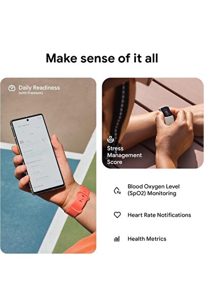 Fitbit Charge 6 Activity Tracker, S & L Bands Included, Obsidian/Black