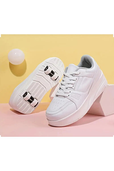 Yasee Unisex Skateboard Ayakkabı Kapanabilir Tekerlekli