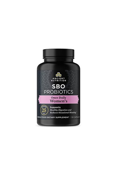ANCIENT NUTRITION Probiotics for Women, 30ct, Digestive Support, Reduces Bloating, 25B CFUs*