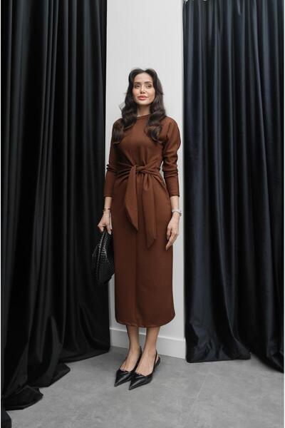 Havoş Šaty s hnědou hvězdou vpředu