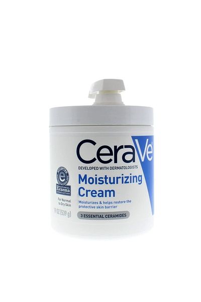 CeraVe Moisturizing Cream with Hyaluronic Acid, 19 OZ with Pump (2 Packs)