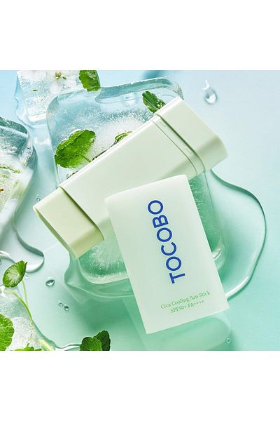 TOCOBO Cica Cooling Sun Stick SPF50+ PA++++ 1.69 oz - Fermented Cica Complex, Reduces Skin Temp, Soothing