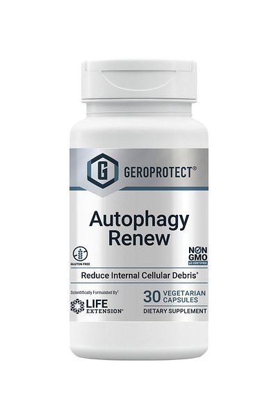 Life Extension GEROPROTECT® Autophagy Renew, Luteolin, Piperlongumine, 30 Capsules, Gluten-Free, Non-GMO