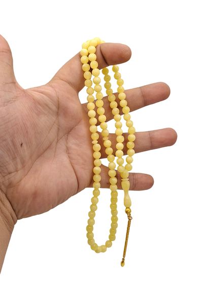 Han Ticarethane 99 bucăți Beyrut Damla Amber Tasbih
