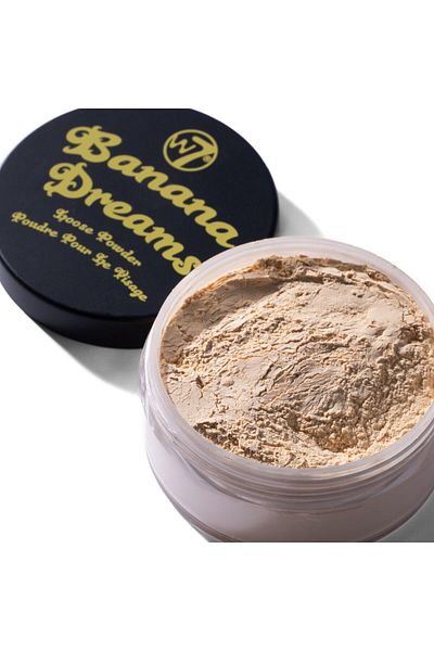 w7 Banana Dreams Loose Setting Powder - Weightless Yellow Blurring Powder For All Skin Tones