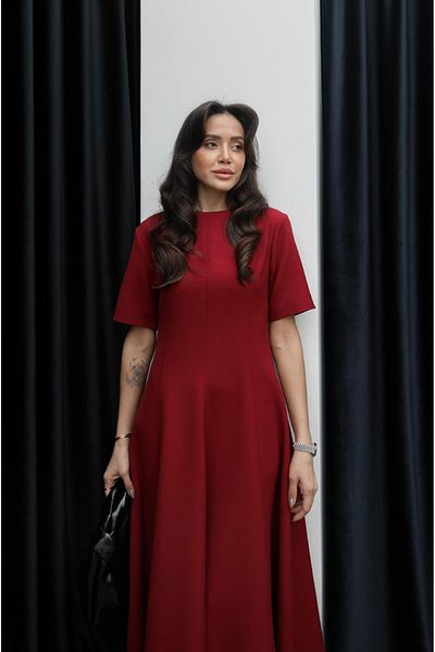Havoş Φόρεμα μπορντό Maxi Length Flounce
