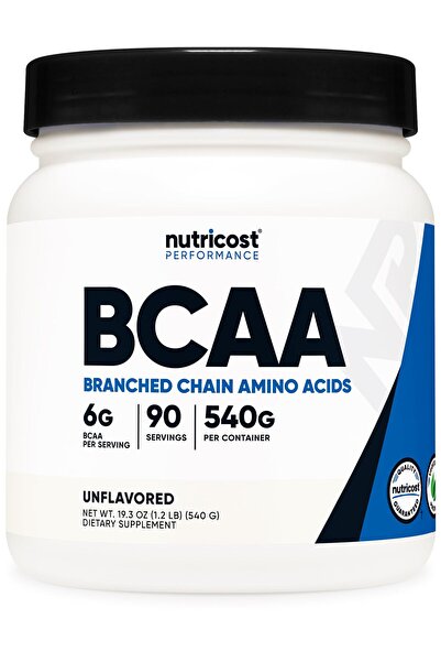 Nutricost BCAA Powder 2:1:1 (90 Servings, No Flavor Added) - Branched Chain Amino Acids