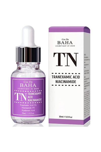 Cos De Baha Tranexamic Acid & Niacinamide Serum - Reduces Hyper-Pigmentation, Dark Spots - 1 Fl Oz