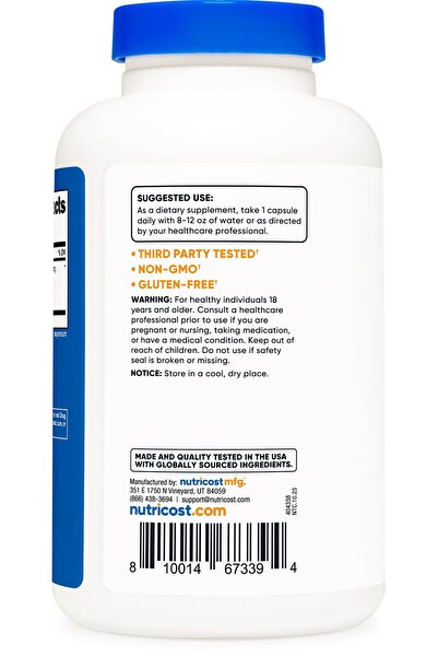 Nutricost Grape Seed Extract 28,000mg, 240 Capsule - Non-GMO, Gluten Free, Vegetarian Friendly