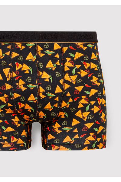 Mavi Schwarz bedruckte Boxershorts 0911823 -900