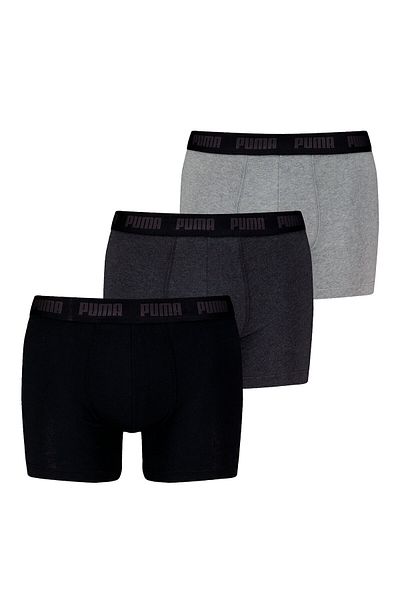 Puma PUMA Herren Boxershorts, 3er Pack - Everyday Boxers 3P, Cotton Stretch, einfarbig