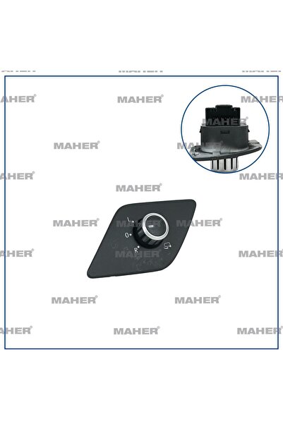 Genel Markalar Düğme Ayna Ayar Jetta 11-18 Katlanır Kromlu MHR-15905