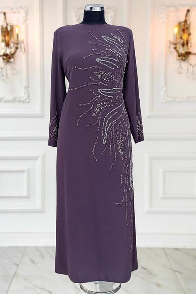 TRENDTESETTÜR ROCHIE DE SĂRĂRI DE SĂRĂRI DE PIATRĂ MOV (VIOLET) T 8063