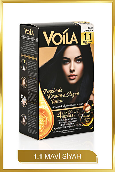 Voila 1.1 Mavi Siyah Sac Boyası