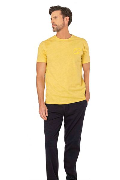 Pierre Cardin Licensed, Men'S, 100% Cotton, Crew Neck, Short Sleeve, Summer Pajama Set