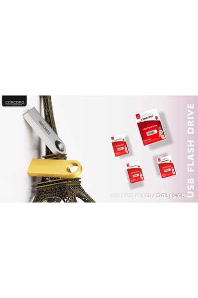 Concord 2.0 32gb Metal Flash Memory - C-u32