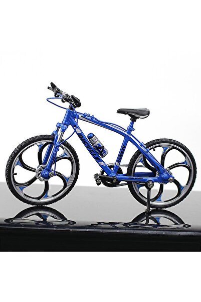 Mıncır Shop Mini Alaşım Minyatür Bisiklet Diecast Model Metal Figür Dağ Bisikleti 1:10