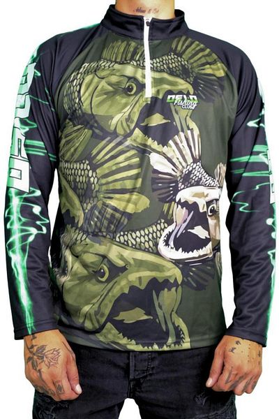Oslo Γιλέκο ψαρέματος - Performance Green Bear T-Shirt