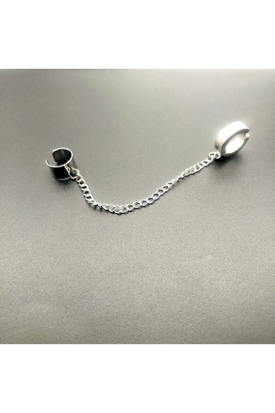 Choice S1-1pc-silvery 1 Pcs Stainless Steel Painless Ear Clip Earrings for Me...