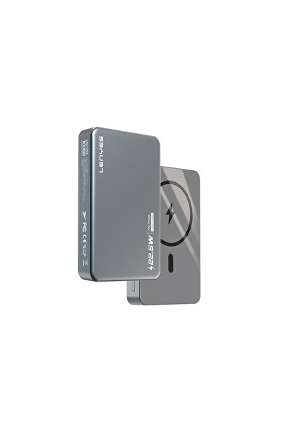 Lenyes PW119D PD 20W Ultra İnce Hızlı Şarj Özellikli Wireless Powerbank 15W 1...