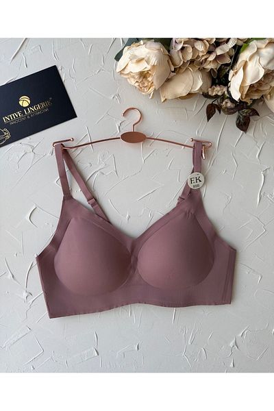 İntive Lingerie Carma Imported Seamless Inner-Silk Semi Push-up Λεπτό Σουτιέν με ιμάντες χωρίς καλάμι