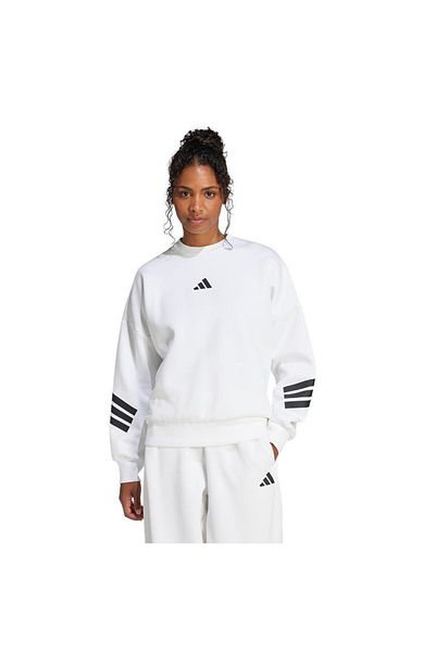 adidas Hanorac alb pentru femei (YARANCI KAYAL) W Fi 3s Swt Je0204