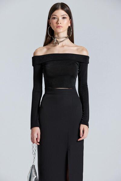 World Fashion Trends 1979 Madonna Yaka Siyah Bluz