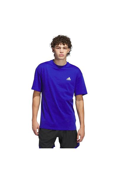 adidas Tricou grafic albastru pentru bărbați (Short Naftalani) BB Gfx Tee Jn7110