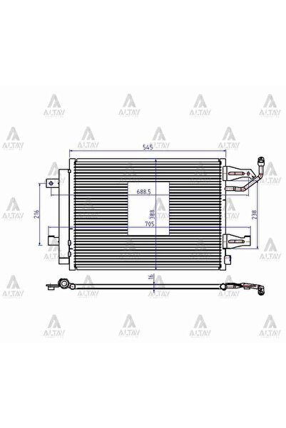 MAHER رادياتير تكييف كولت 04-12 برازينج MHR-10880